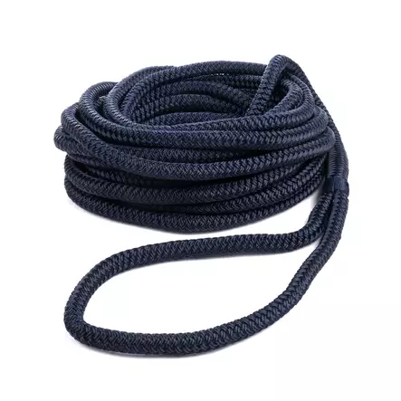Qvarken Förtöjningslina Dockline med ögla 14mm 15m navy - Förtöjningstrossar - 102-03-0049 - 1