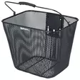 Framkorg BASIL Bilbao med styrstamsfäste, svart - Varukorgar - 10239 - 1