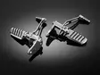 Highway Hawk jalkatappien siir tosarjaT "Tech Glide" (+15cm) - MC Highway Hawk Footpeg set - 561-491-609 - 1