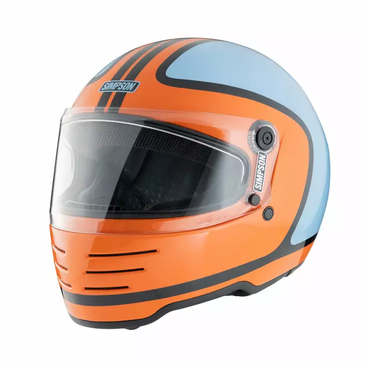 SIMPSON Hjälm M62 Hondo Orange/Blå - MC integralhjälmar - 638-2629 - 1