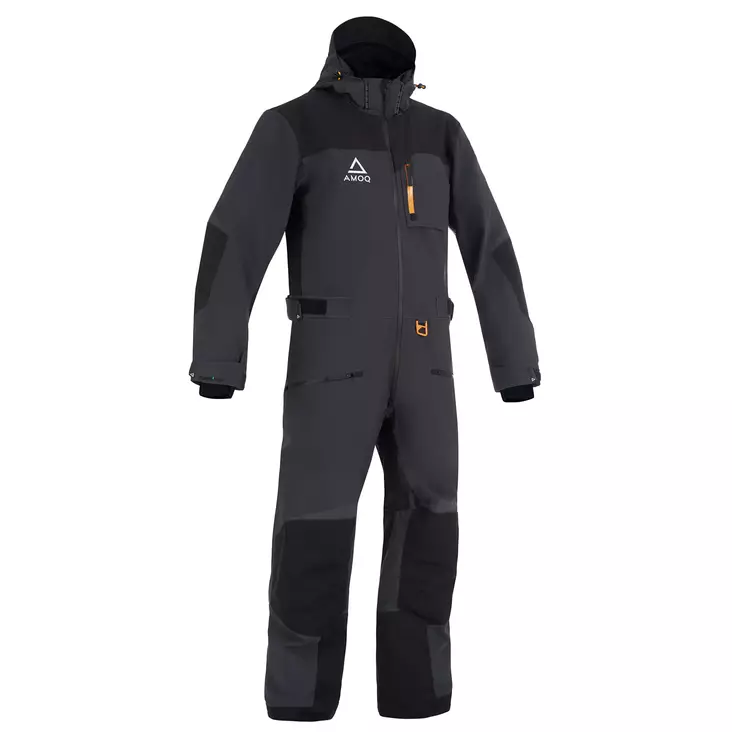 AMOQ Rocket V3 snöskoteroverall, grå/svart/gul - Skoteroveraller - 645-26140409 - 1