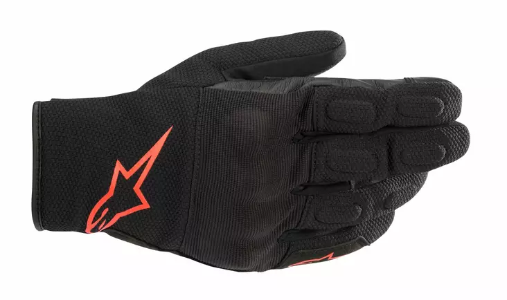 MC-handskar Alpinestars S Max Drystar, svart/röd - MC handskar - D279609 - 1