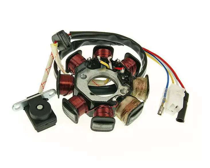 Stator, Kina-skoters 4-T 50cc, (2+1+1) - Statorer och tändplattor - 303-0249 - 1