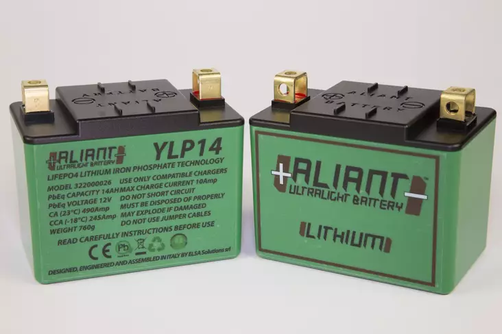Aliant Ultralight YLP14 Lithiumbattery Ready to use - Aliant batteri - 14-419 - 1