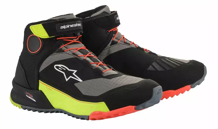 Alpinestars Sko CR-X Drystar Svart/Fluogul 39 - MC stövlar och skor - D324289 - 1