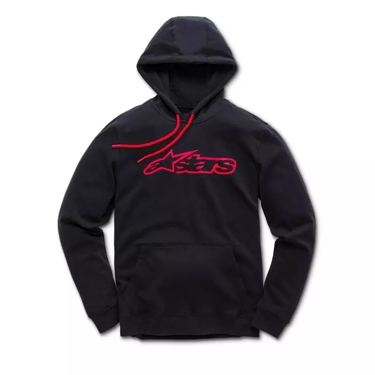 Alpinestars Blaze Fleece, svart/röd 2XL - Tröjor och huvtröjor - D255579 - 1