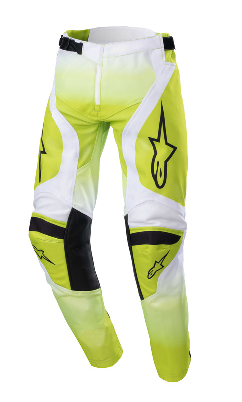 Alpinestars crossbyxa Racer Junior Push Gul Fluo/Vit - Barn crossbyxor - D438039 - 2