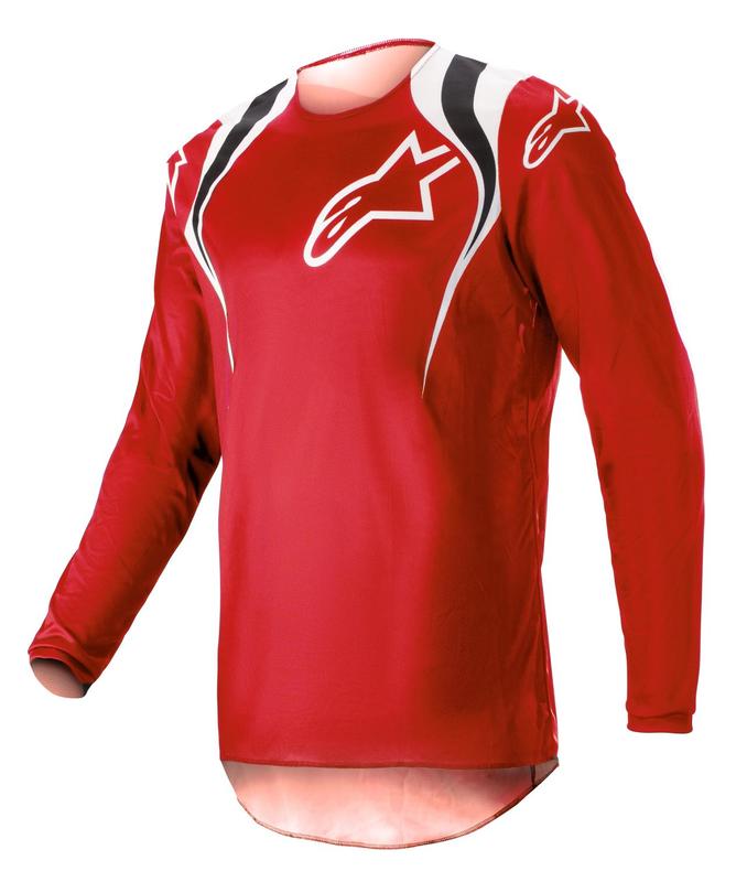 Alpinestars crosströja Fluid Narin Röd/Vit - Crosströjor - D437849 - 2