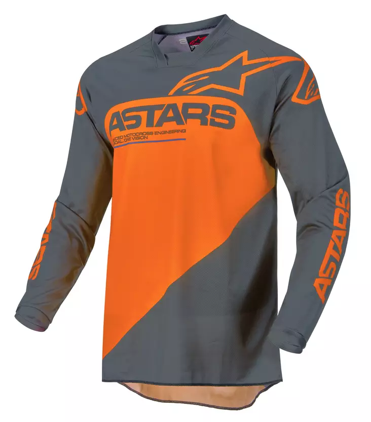 Alpinestars tröja racer supermatic, grå/orange - Crosströjor - D394139 - 1