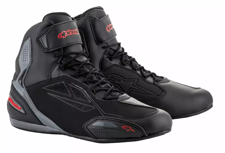Alpinestars Sko Faster-3 Drystar Svart/Grå/Röd - MC stövlar och skor - D261349 - 1