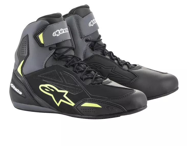 Alpinestars Sko Faster-3 Drystar Svart/Gul fluo - MC stövlar och skor - D261359 - 2
