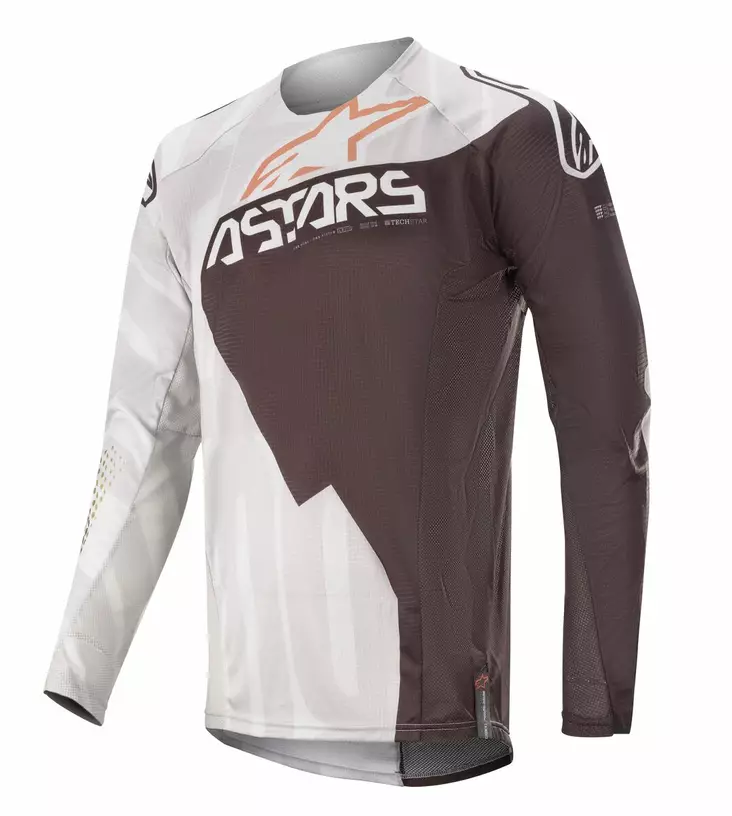 Alpinestars Techstar Factory Metal Tröja Grå/Svart/Koppar - Crosströjor - D271999 - 1