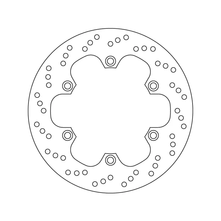 Brembo Serie Oro bromsskiva - MC Bromsskivor - 232-68B407E9 - 1