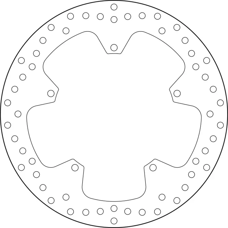 Brembo Serie Oro bromsskiva - MC Bromsskivor - 232-68B407M9 - 1