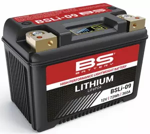 BS Battery BSLI-09 Lithiumbatteri - BS batteri - 140-360109 - 1