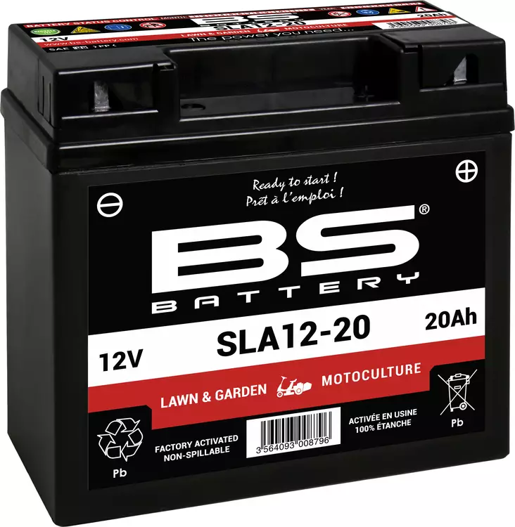 BS Battery SLA12-20 (FA) Lawn & Garden Series - BS batteri - 140-300879 - 1
