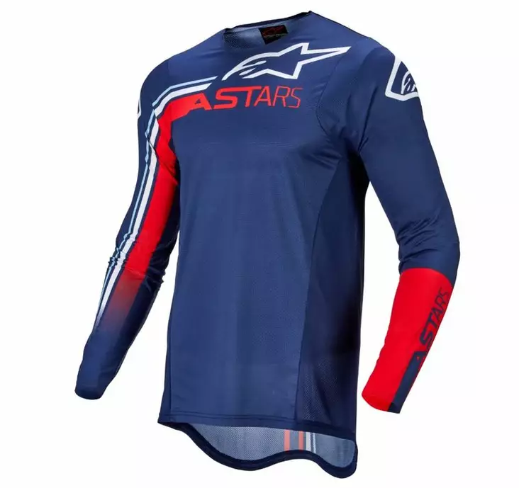 Crosströja Alpinestars Supertech Blaze, blå/röd/vit - Crosströjor - D393959 - 1