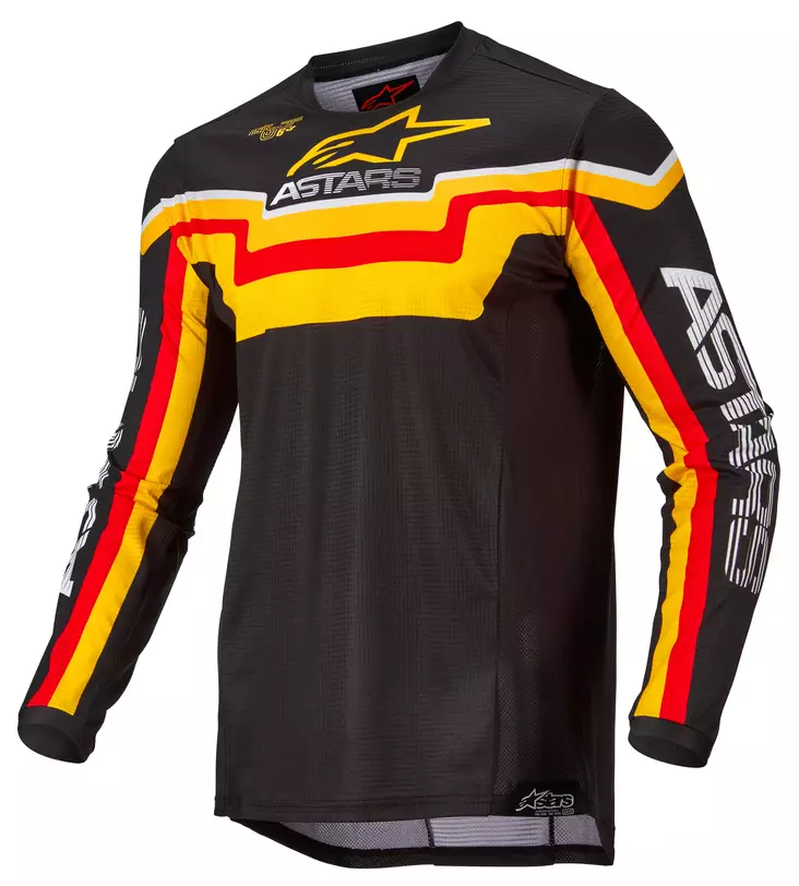 Crosströja Alpinestars Techstar Quadro, svart/gul - Crosströjor - D394029 - 1