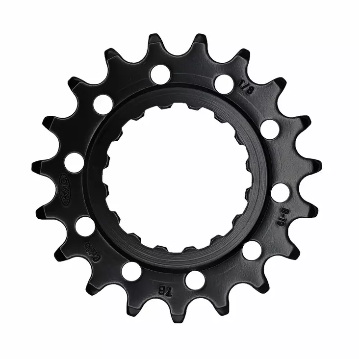 Framdrev KMC, E-bike Bosch, 19T, svart, 1/8" - Elcyklar hjul - BSFB5819 - 1