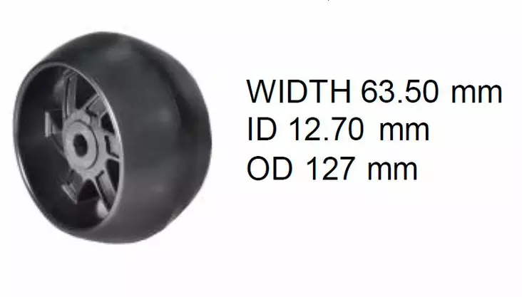 Klippaggregatshjul: Husqvarna 42", 46", 48" ja 54" - Klingor och delar till Husqvarna - 447-07-16529 - 1