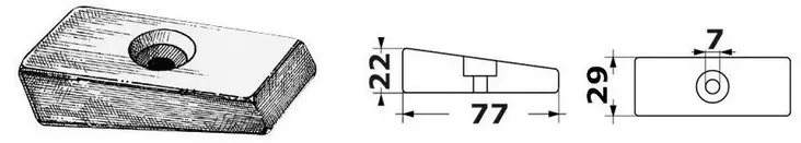 Marine pro anod, Merc/Mariner - Anoder - 126-1-62289 - 1