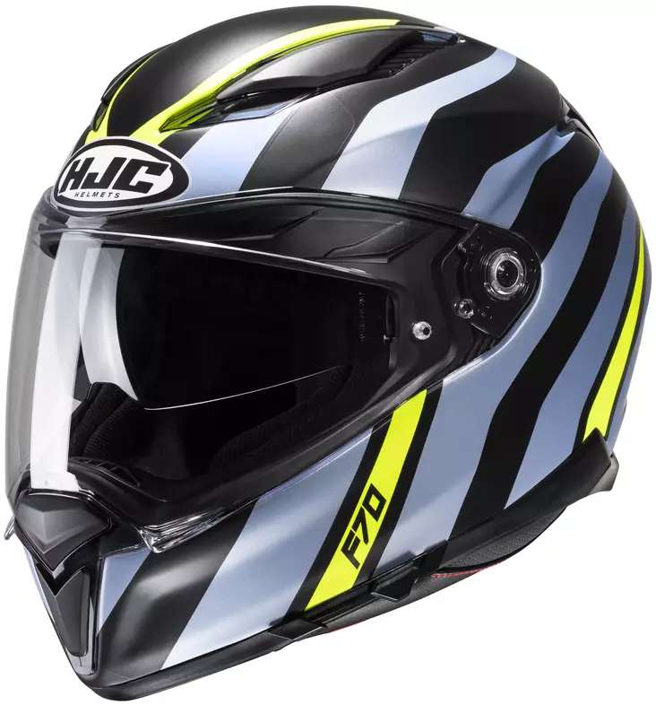 Motorcykelhjälm HJC F70 Galla, svart/fluo gul MC3HSF - MC integralhjälmar - 630-23059 - 1