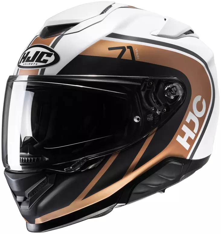 Motorcykelhjälm HJC RPHA 71 Mapos, svart/guld/vit MC9SF - MC integralhjälmar - 630-23019 - 1
