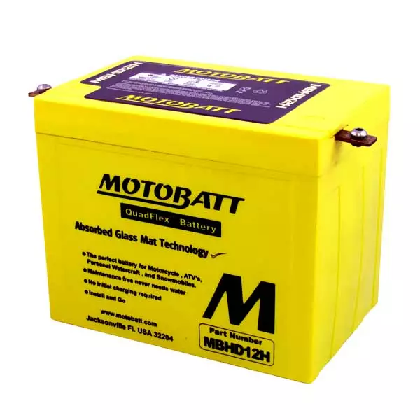 MOTOBATT batteri MBHD12H Factory sealed - Motorbatt batteri - 14-529 - 1