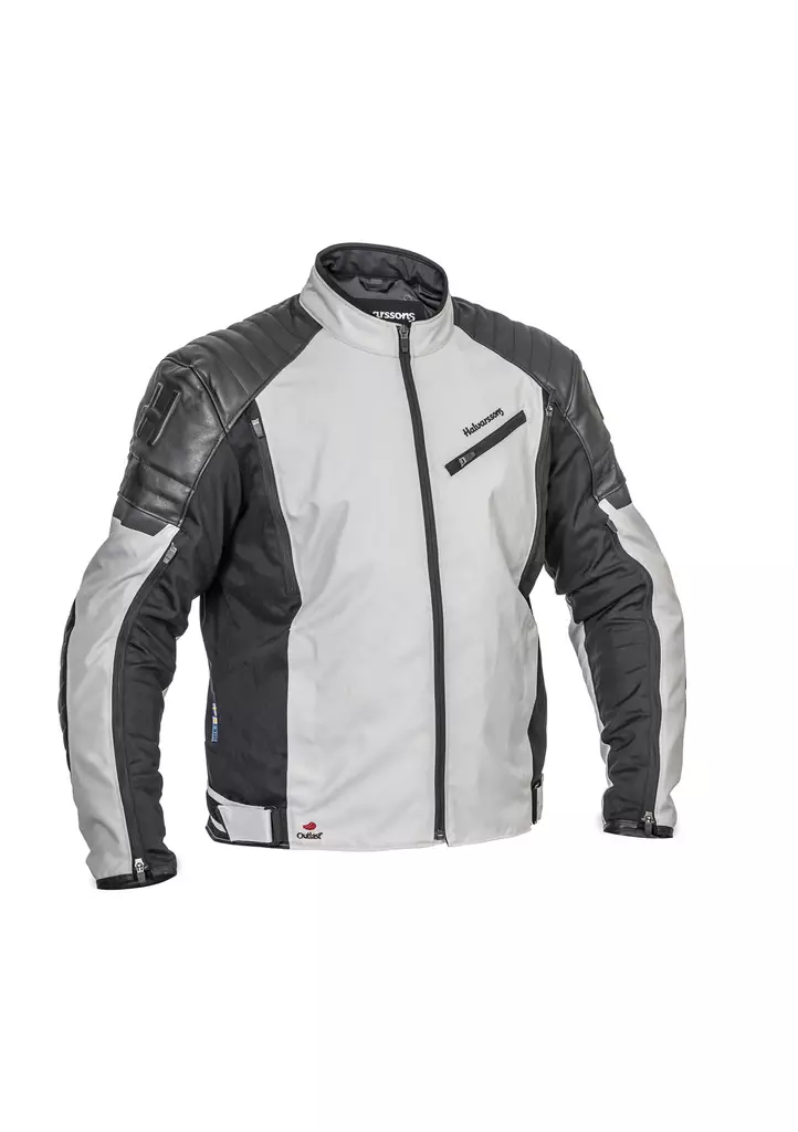 Halvarssons Textiljacka Solberg Ljusgrå/Svart - MC jackor - 710-23060219 - 1