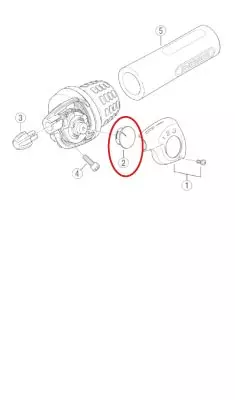 Växelkåpa SHIMANO Nexus 3-vxl SL-3S35 - Växelspakar - 66769 - 1