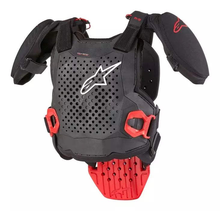 Alpinestars A-5 S-bröstskydd för ungdomar, svart/vit/röd - Bröstskydd - D471269 - 1