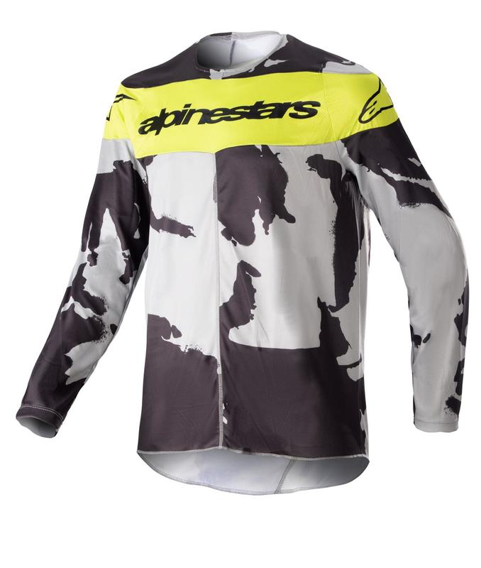 Alpinestars crosströja Racer Junior Tactical Gul Fluo/Camo - Barn crosströjor - D438059 - 2