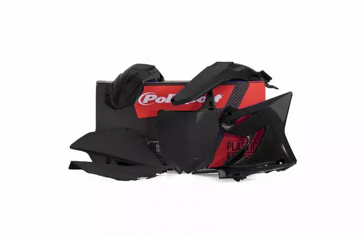 Polisport kit Yamaha YZ125/250 2015 black - Motocross plastsats - 178-90649 - 1