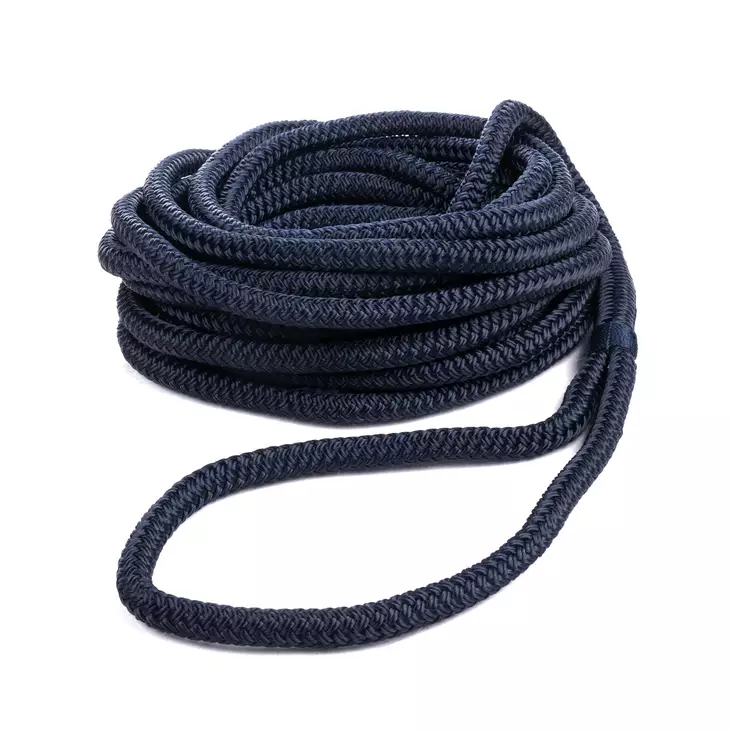 Qvarken Förtöjningslina Dockline med ögla 14mm 15m navy - Förtöjningstrossar - 102-03-0049 - 1