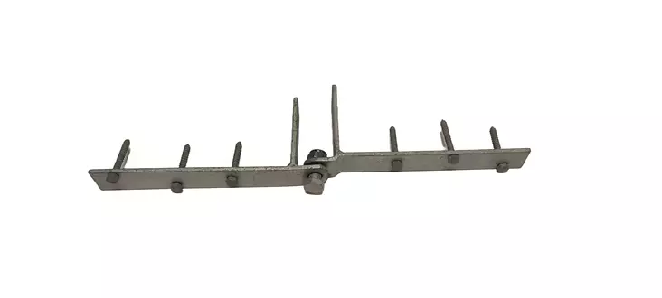 Qvarken Rak brygggångjärnssats 500x130x40mm, varmförzinkat stål - Ankartillbehör - 103-20-0009 - 1