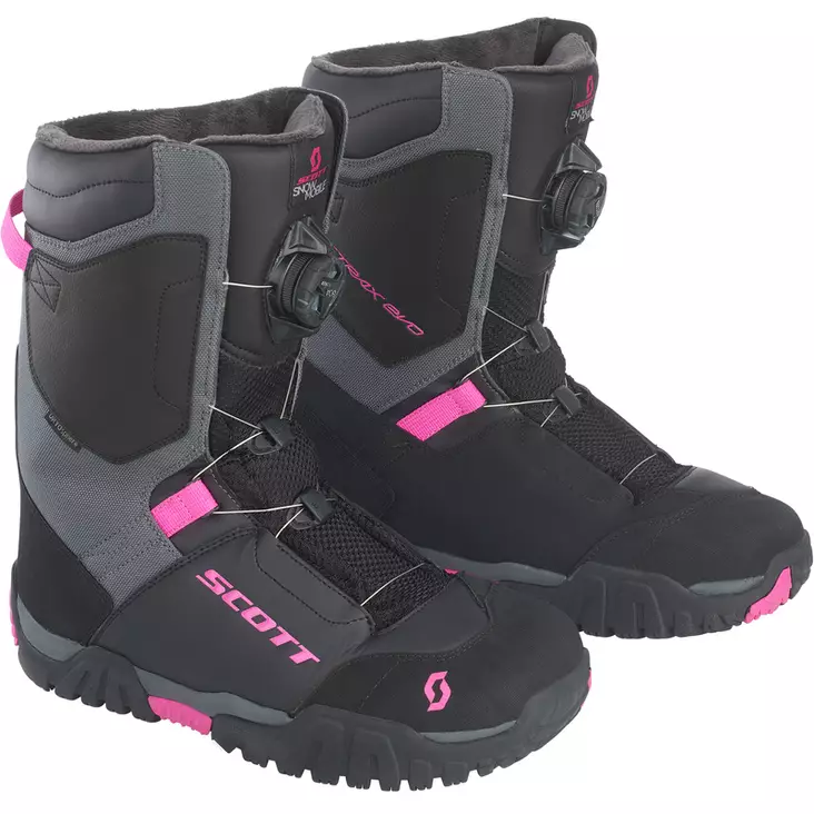 Scott SMB X-Trax Evo damer skoterstövlar, svart/rosa - Skoterstövlar - 621-2269 - 1