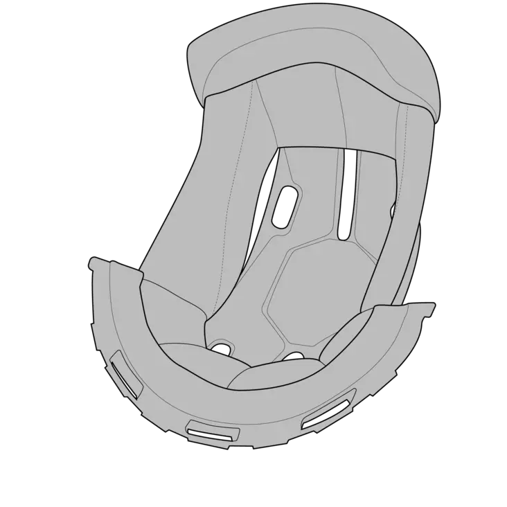 Simpson Venom Inredning - Hjälm reservdelar - 638-102109 - 1