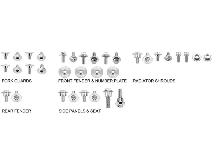 Psychic Body Panel Hardware Pack Honda - MC Skruvar och muttrar - 395-12149 - 1