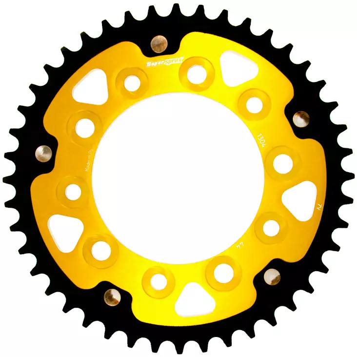 Supersprox Stealth Rear sprocket Gold - MC Bakdrev - 272-1304-RST-44-9 - 1