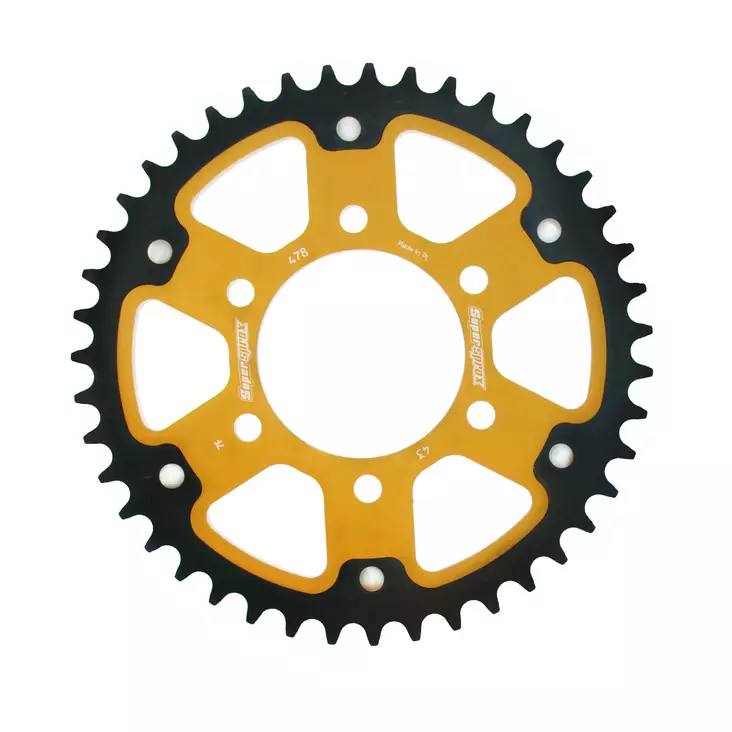 Supersprox Stealth Rear sprocket Gold - MC Bakdrev - 272-478-RST-46-9 - 1