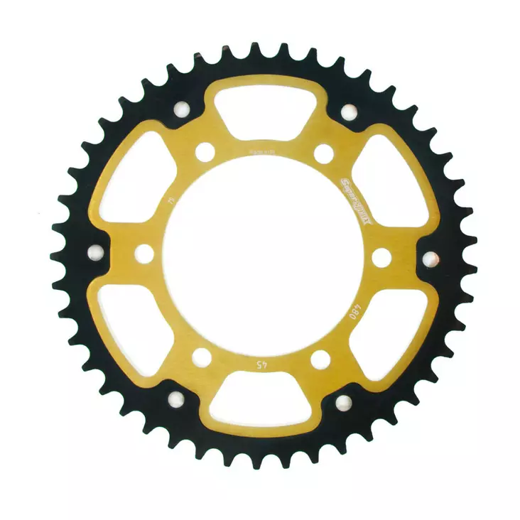 Supersprox Stealth Rear sprocket Gold - MC Bakdrev - 272-480-RST-45-9 - 1