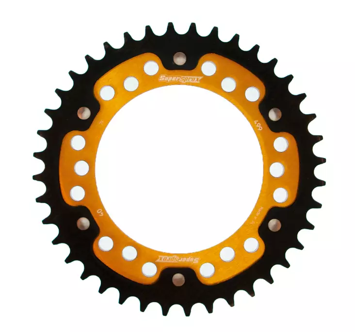 Supersprox Stealth Rear sprocket Gold - MC Bakdrev - 272-499-RST-42-9 - 1