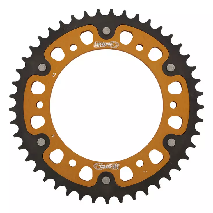 Supersprox Stealth Rear sprocket Gold - MC Bakdrev - 272-5-RST-45-9 - 1
