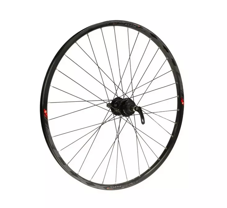 Bakre hjul 26" 23-559 XC Disc gänga. MACH1 KLIXX. dubbelbottnad. bussad. 32 ekrar - Fälgar bak gängade - 59289 - 1