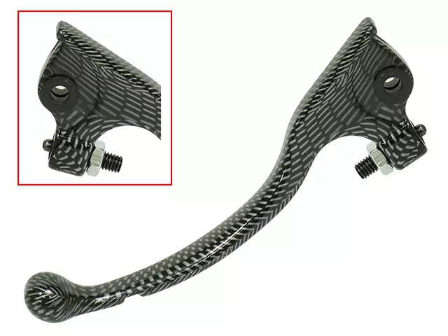 Tec-X Bromsgrepp, Carbon-mönster, Derbi Senda DRD Pro / Drac / Rieju MRT - Bromsspakar - 307-1004-9 - 1