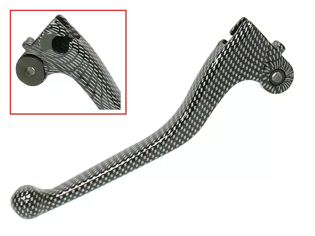 Tec-X Kopplingsgrepp, Carbon-mönster, Derbi Senda R 00-02 / Yamaha DT 50 R,SM,X - Kopplingsspakar - 307-1001-9 - 1