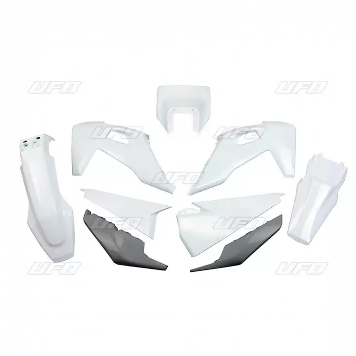 UFO Plastkit 4-delar OEM 999 HVA TE/FE 125-501 2020- - Motocross plastsats - 650-K623-999 - 1