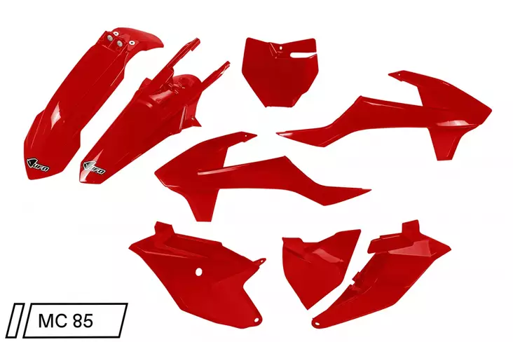 UFO Plastkit 5-delar OEM 999 GasGas MC85 2021- - Motocross plastsats - 650-K701-999 - 1
