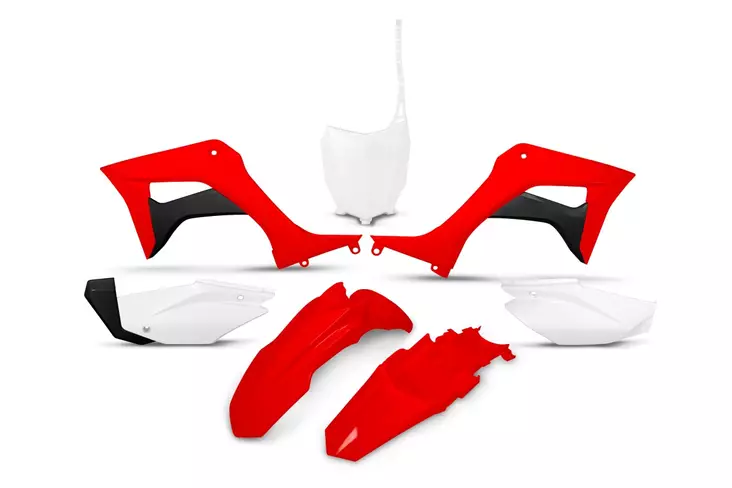 UFO Plastkit 5-delar OEM 999 CRF110F 2019- - Motocross plastsats - 650-K124-999 - 1