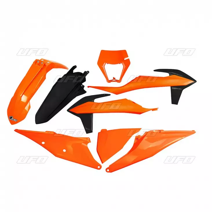 UFO Plastkit 6-delar Original 999 KTM EXC/EXC-F 125-500 20- - Motocross plastsats - 650-K527-999 - 1